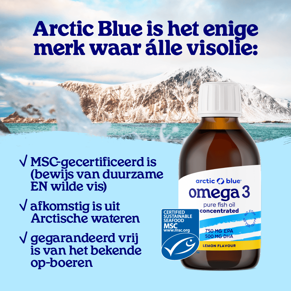 Bestaande productcommunicatie van Arctic Blue